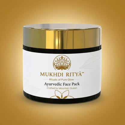 Mukhdi Rityā Ayurvedic Face Pack (100gm) Royal & Natural Glow
