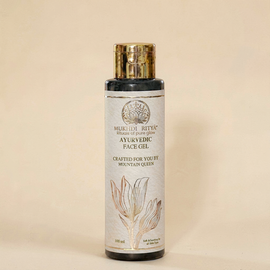 Mukhdi Ritya Ayurvedic Face Gel - 100ml bottle