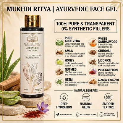 Mukhdi Ritya Ayurvedic Face Gel - Ingredients List