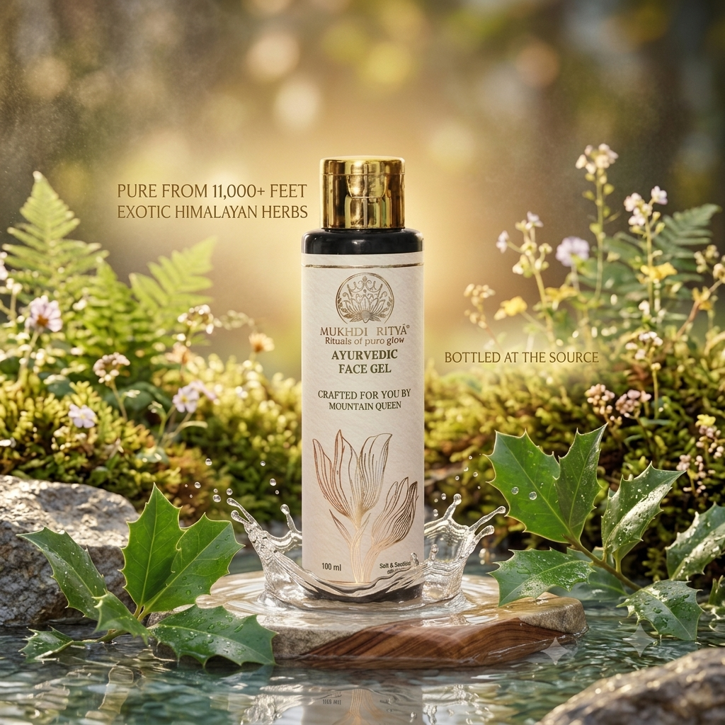 Mukhdi Ritya Ayurvedic Face Gel - Pure from Himalayan Herbs